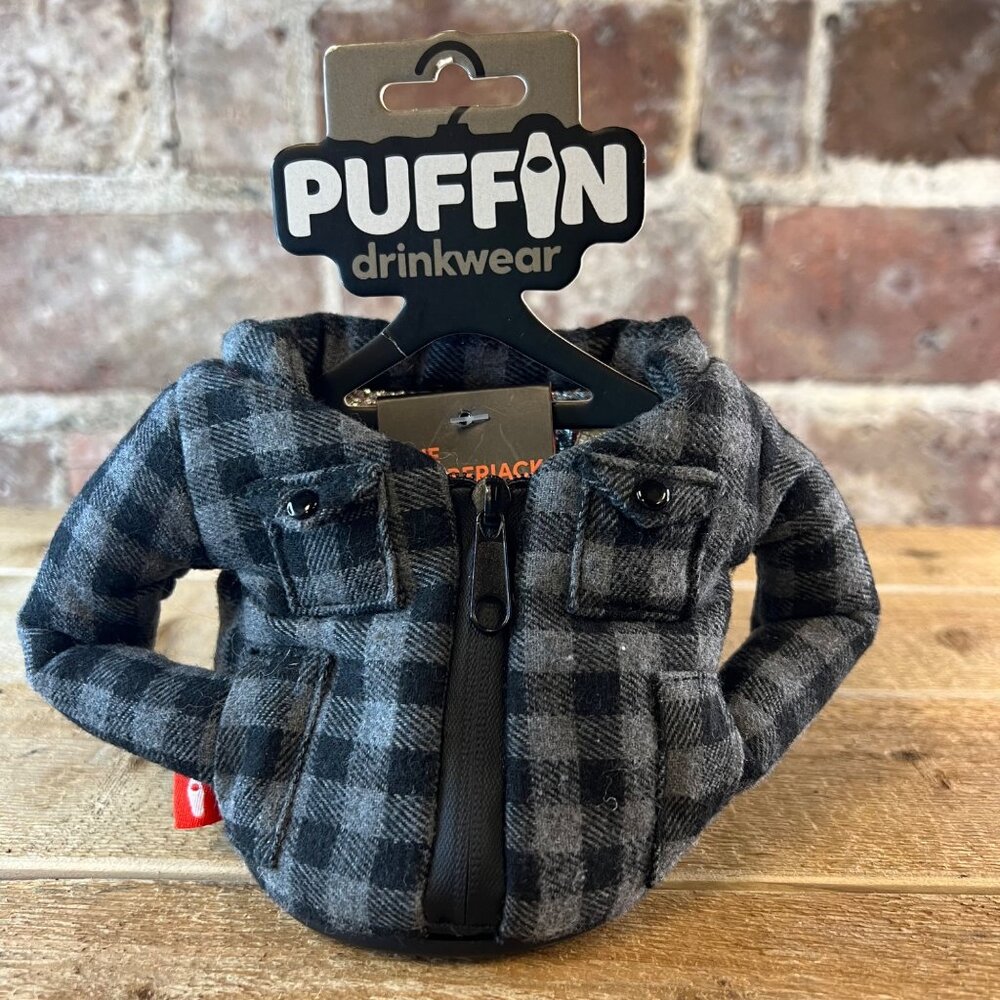 NWT Puffin Drinkwear - The Lumberjack 12 oz Can Beverage Jacket